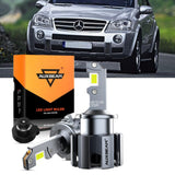 For 2007 Mercedes-Benz ML63 AMG with HID headlamps LED Light Bulbs High Low Beam Bundle