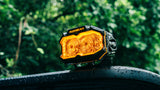 Auxbeam MASTER-T Series 5" Flood Beam Off-Road Lights Amber Backlight