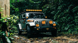 Auxbeam MASTER-T Series 3-Inch Flood Beam Off-Road Lights Amber Backlight