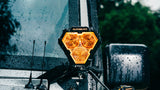 Auxbeam MASTER-T Series 5" Combo Beam Off-Road Lights Amber Backlight