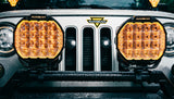 Auxbeam MASTER-T Series 9" Combo Beam Off-Road Lights Amber Backlight