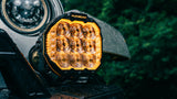 Auxbeam MASTER-T Series 7" Combo Beam Off-Road Lights Amber Backlight
