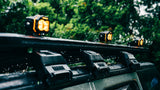 Auxbeam MASTER-T Series 3-Inch Flood Beam Off-Road Lights Amber Backlight