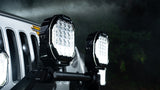 Auxbeam MASTER-T Series 9" Combo Beam Off-Road Lights Amber Backlight