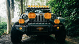 Auxbeam MASTER-T Series 3-Inch Spot Beam Off-Road Lights Amber Backlight