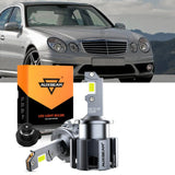 For 2007 Mercedes-Benz E63 AMG with HID headlamps LED Light Bulbs High Low Beam Bundle