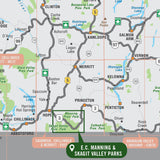 EC Manning & Skagit Valley Provincial Parks BC - Park Map