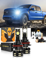 For 2000-2003 Ford F-150 9007 LED Headlight Bulbs Bundle