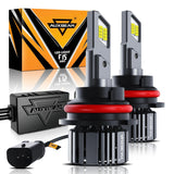 20% Smaller Size F15 Series 20000LM 90W LED Headlight Bulbs 6500K Cool White