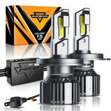 20% Smaller Size F15 Series 20000LM 90W LED Headlight Bulbs 6500K Cool White