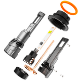 🆕9007/HB5 LED Headlight Bulbs 100W 22000LM F18 Series 1:1 Mini Size 6500K Cool White | 2 Bulbs