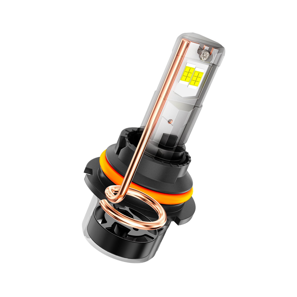 🆕9007/HB5 LED Headlight Bulbs 100W 22000LM F18 Series 1:1 Mini Size 6500K Cool White | 2 Bulbs