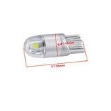168 2825 W5W T10 LED Interior Light Bulbs 2w 300% Brighter Blue | 2 Bulbs