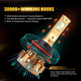 For 2001-2019 Nissan Frontier High Low Beam 9007/HB5 LED Light Bulbs F-16 Plus Series Automotive Grade 14000LM
