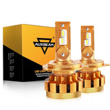 For 2012-2015 Toyota Tacoma H4/9003 F-16 Plus Series Built-in Canbus Automotive Grade 14000LM LED Light Bulbs High Low Beam Bundle