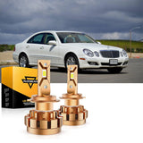 For 2000-2007 Mercedes-Benz E320 with HID headlamps LED Light Bulbs High Low Beam Bundle