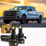 For 2020 Ford F-250 Super Duty  H13 LED Headlight Bulbs Bundle