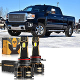 For 2015 GMC Sierra 3500 HD 9012 LED Headlight Bulbs