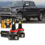 For 2016-2017 Ram 2500 (without projector-type headlights) 9005 H11 LED Headlights Bulbs Bundle