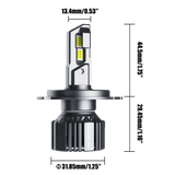 H4/HB2/9003 LED Headlight Bulbs 90W 20000LM F15 Series 20% Smaller Size 6500K Cool White | 2 Bulbs