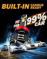 🆕H11+H11 LED Headlight Bulbs 190W 35000LM GX-PRO Series 6500K Cool White | 4 Bulbs
