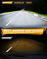 🆕9006/HB4 LED Headlight Bulbs 190W 35000LM GX-Pro Series 6500K Cool White | 2 Bulbs