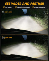 2 Inch 70W Bi-LED Projector Lens Fog Light 6000K HD Lens For Toyota/Honda | 2 Pcs/Set