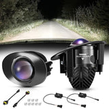 2 Inch 70W Bi-LED Projector Lens Fog Light 6000K Blue Film Lens For Toyota/Honda | 2 PCS/Set