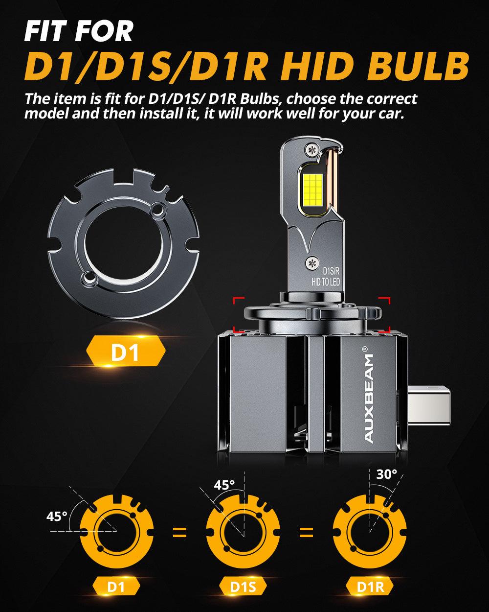 🆕D1 D1S D1R LED Headlight Bulbs 70W 22000LM D-PRO Series HID Replacement 6500K Cool White | 2 Bulbs