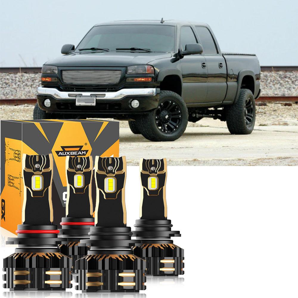 For 2007 GMC Sierra 2500 HD Classic 9005 9006 LED Headlight Bulbs