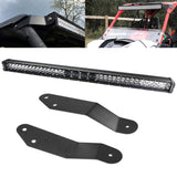 42 Inch 5D-PRO Series LED Light Bar & Car Roof Windshield LED Light Bar Mounting Bracket for 2014-2019 Can-Am Commander 1000 800 Models