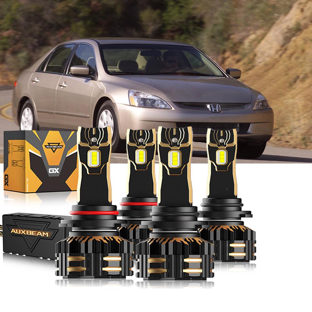 For 2004-2005 Honda Accord 9005 9006 LED Headlight Bulbs Bundle