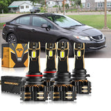 For 2006-2013 Honda Civic 9005 9006 LED Headlight Bulbs Bundle