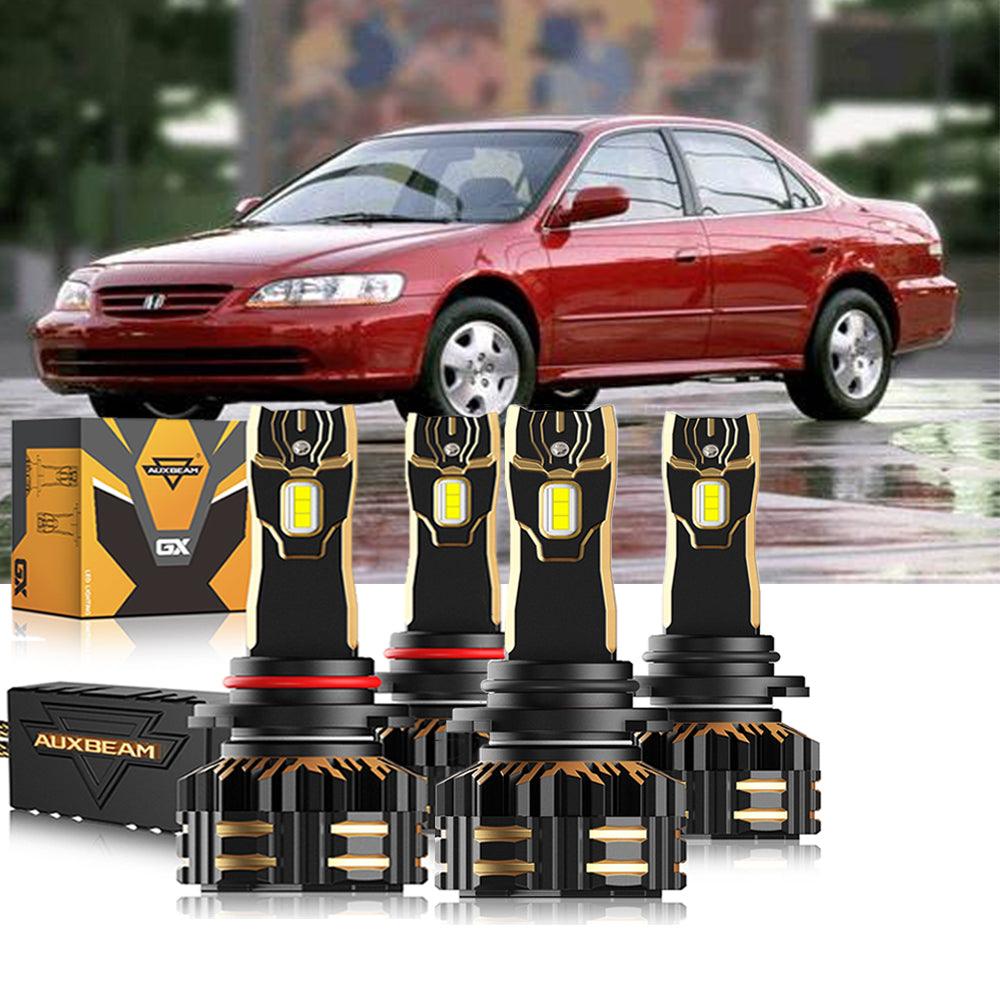 For 2000-2002 Honda Accord 9005 9006 LED Headlight Bulbs Bundle