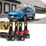 For 2020 Ford Escape 9005 H11 LED Headlight Bulbs Bundle