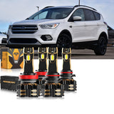 For 2017 Ford Escape H11 9005 LED Headlight Bulbs Bundle