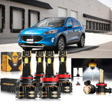 For 2020 Ford Escape 9005 H11 LED Headlight Bulbs Bundle