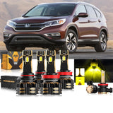 For 2015-2019 Honda CR-V 9005 H11 LED Headlight Bulbs Bundle