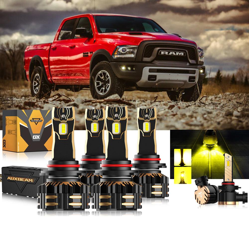 For 2016-2017 Ram 1500 ( with projector-type headlights) 9005 9005 LED Headlight Bulbs Bundle