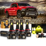 For 2016-2017 Ram 1500 ( with projector-type headlights) 9005 9005 LED Headlight Bulbs Bundle