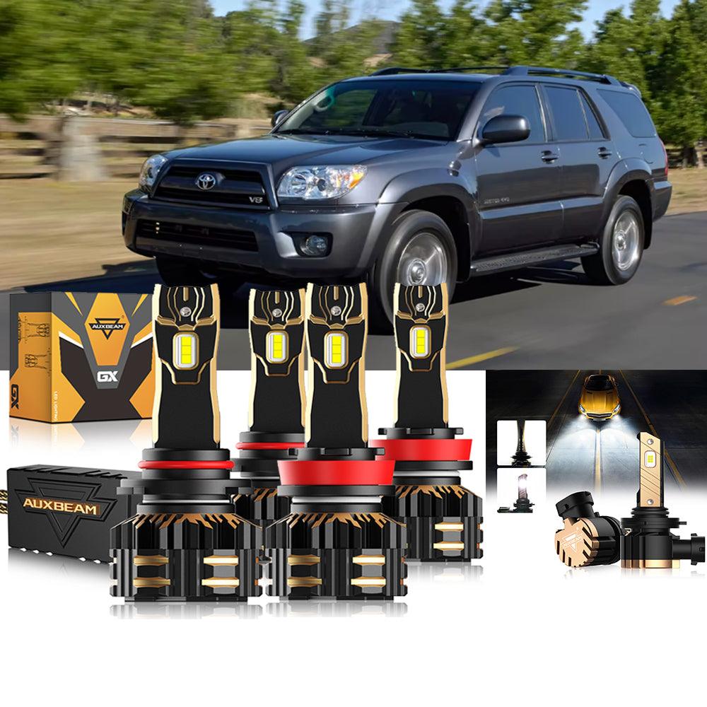 For 2006-2009 Toyota 4Runner 9005 H11 LED Headlight Bulbs Bundle