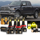 For 2016-2017 Ram 2500 (without projector-type headlights) 9005 H11 LED Headlights Bulbs Bundle