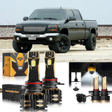 For 2015 GMC Sierra 2500 HD 9012 LED Headlight Bulbs