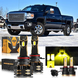 For 2015 GMC Sierra 3500 HD 9012 LED Headlight Bulbs