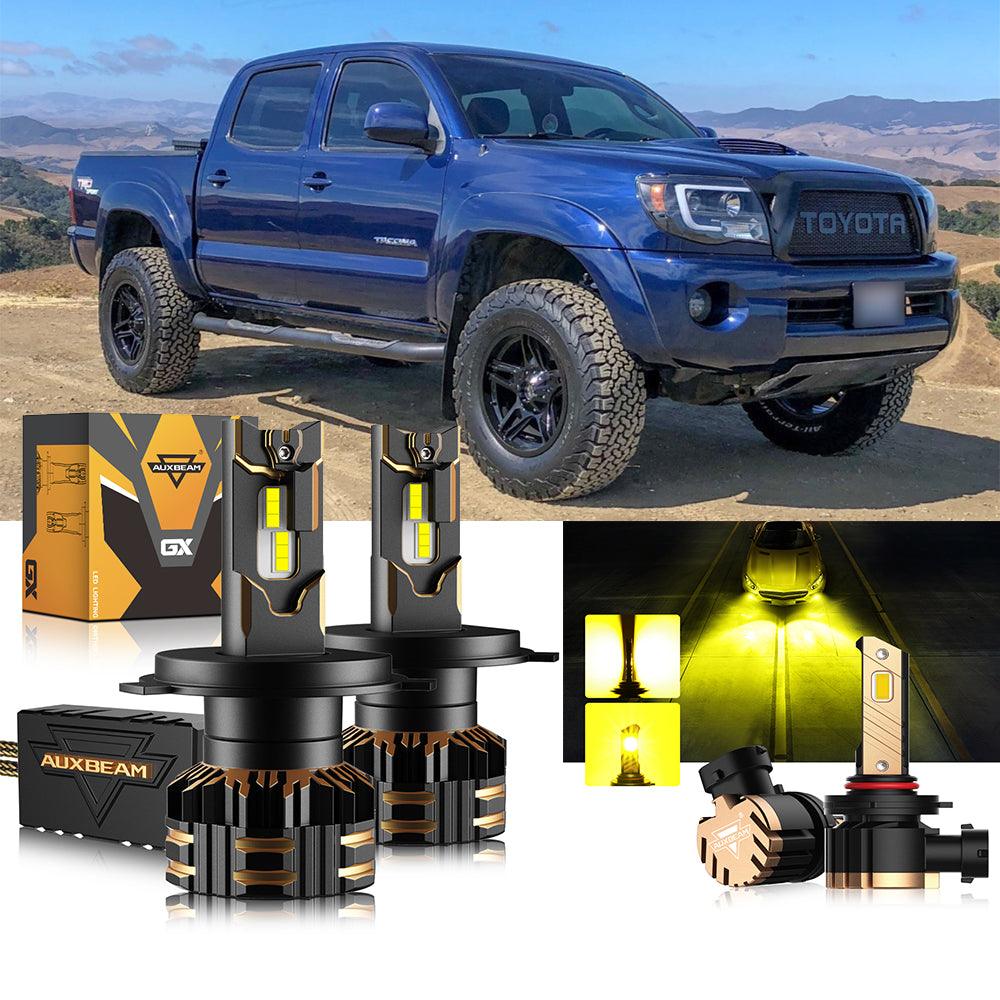 For 2005-2011 Toyota Tacoma H4 LED Headlight Bulbs Bundle