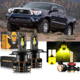 For 2012-2015 Toyota Tacoma H4 LED Headlight Bulbs Bundle