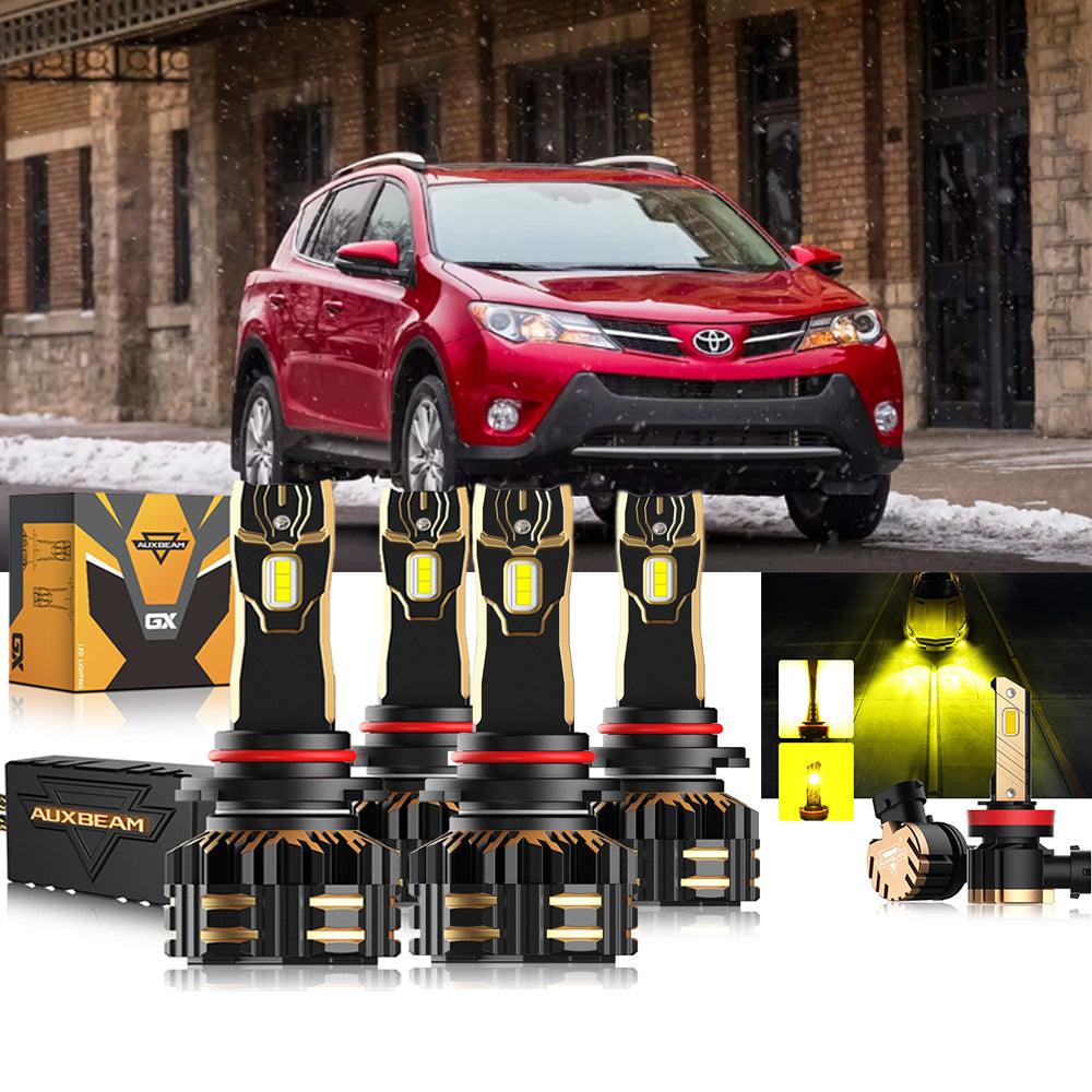 For 2013-2015 Toyota RAV4 9005 LED Headlight Bulbs Bundle