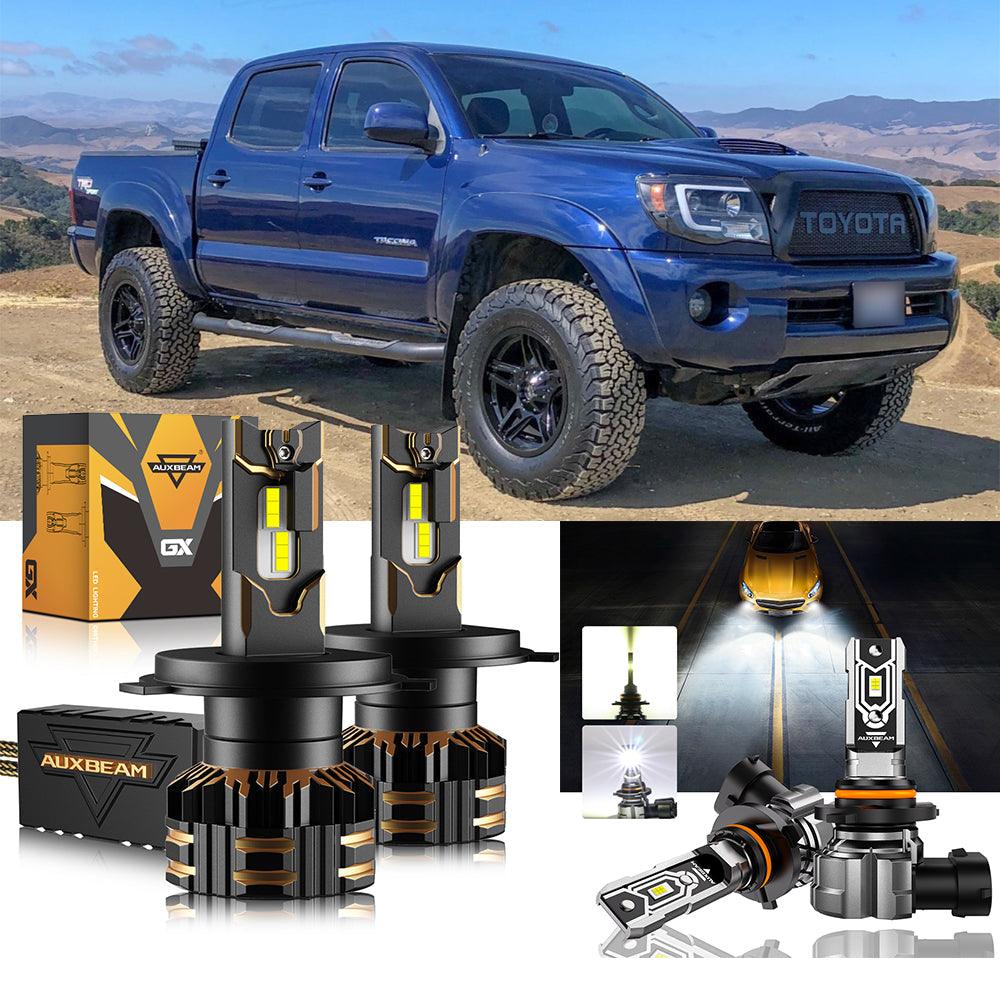 For 2005-2011 Toyota Tacoma H4 LED Headlight Bulbs Bundle