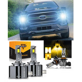 For 2013-2014 Ford F-150 HID D3S LED Headlight Bulbs
