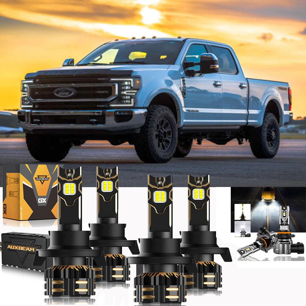 For 2020 Ford F-250 Super Duty  H13 LED Headlight Bulbs Bundle